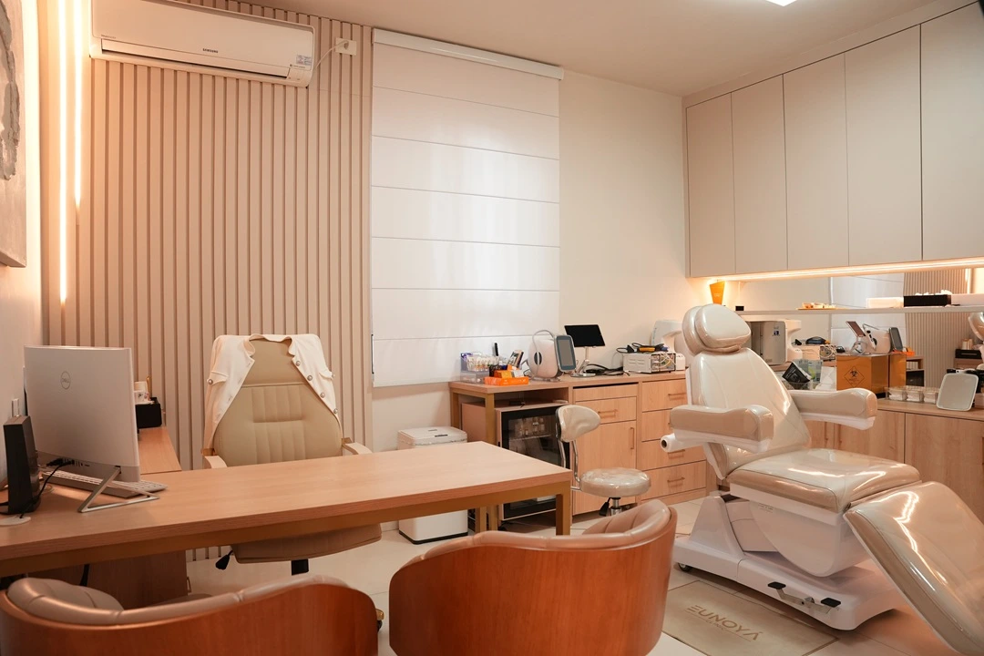 Sala de tratamento da Eunoyá Clinic